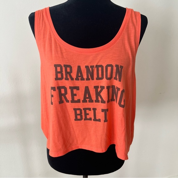 San Francisco Giants Brandon Freaking Belt Orange Tank Top Sz Large / XL - Picture 1 of 6